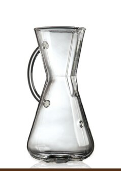 Chemex 3 kops glas handvat